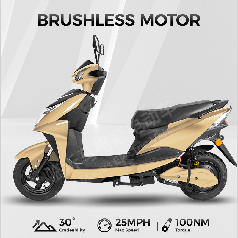 Source Factory Bicicleta eléctrica de dos ruedas Coche de batería de alta resistencia Hombres y mujeres adultos Recoger niños scooter doméstico