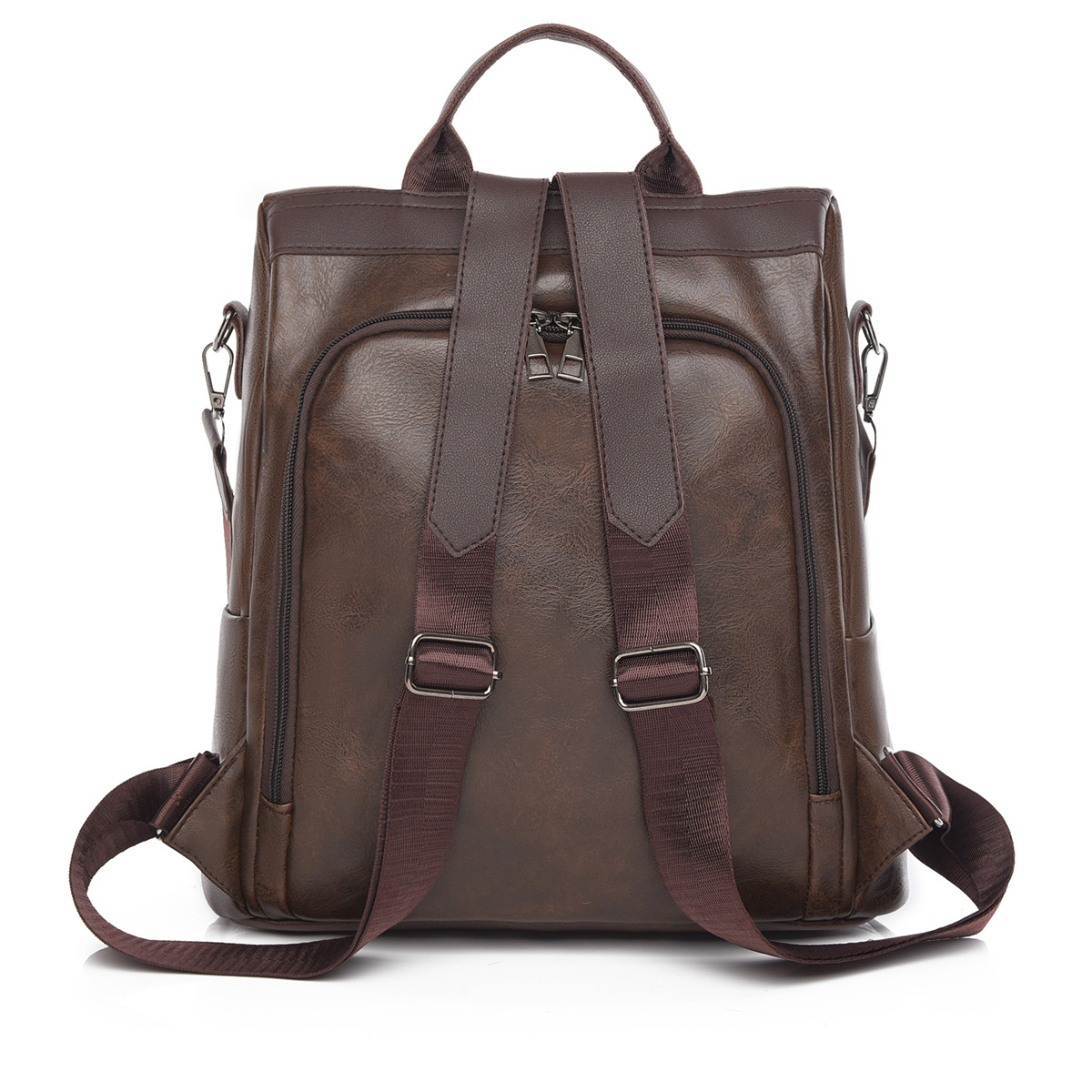 Spot al por mayor 2025 primavera nueva mochila antirrobo para mujer salvaje moda simple multifuncional para mujer