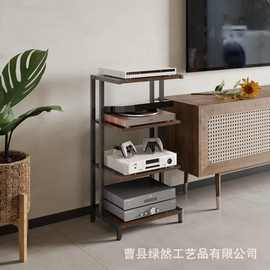 可移动办公室落地打印机置物架多层收纳书架带轮小型电脑主机托架