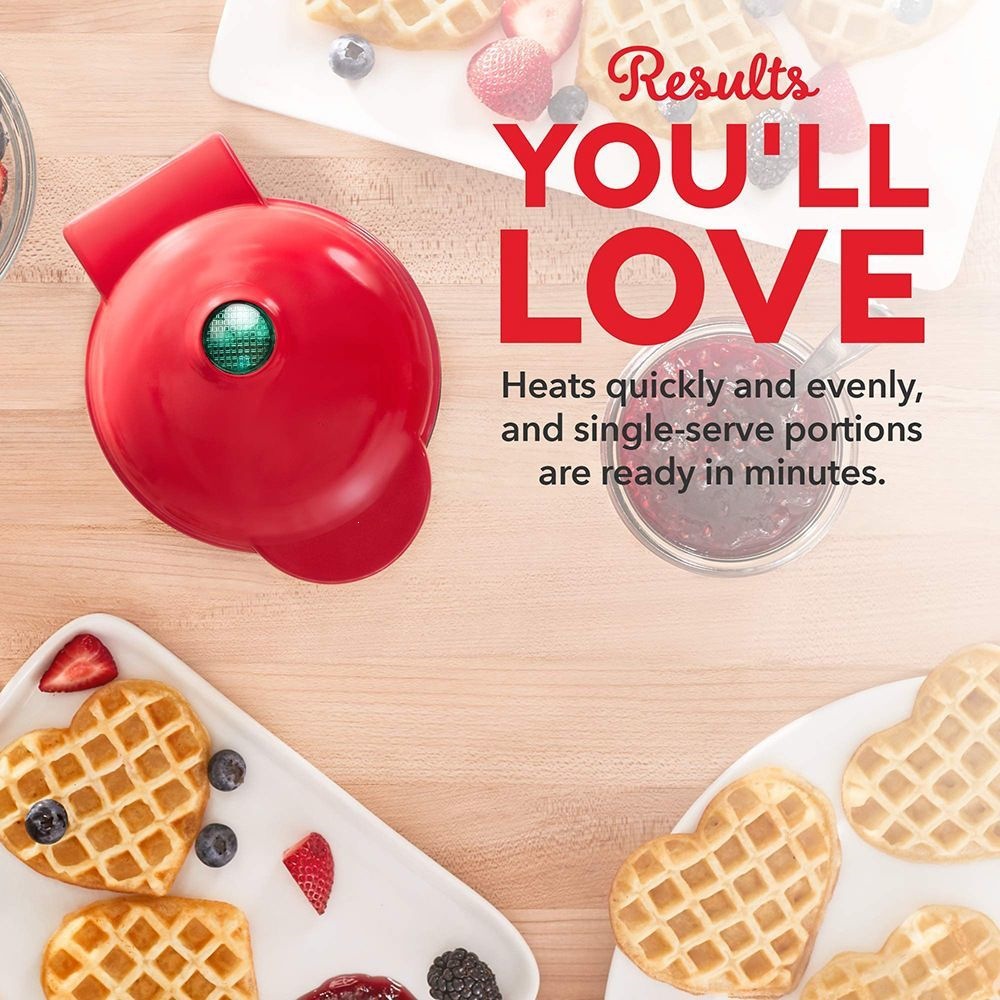 Calentamiento de dos lados mini máquina de amor automática pequeña galleta eléctrica doméstica multifuncional máquina de desayuno de una pieza image 5