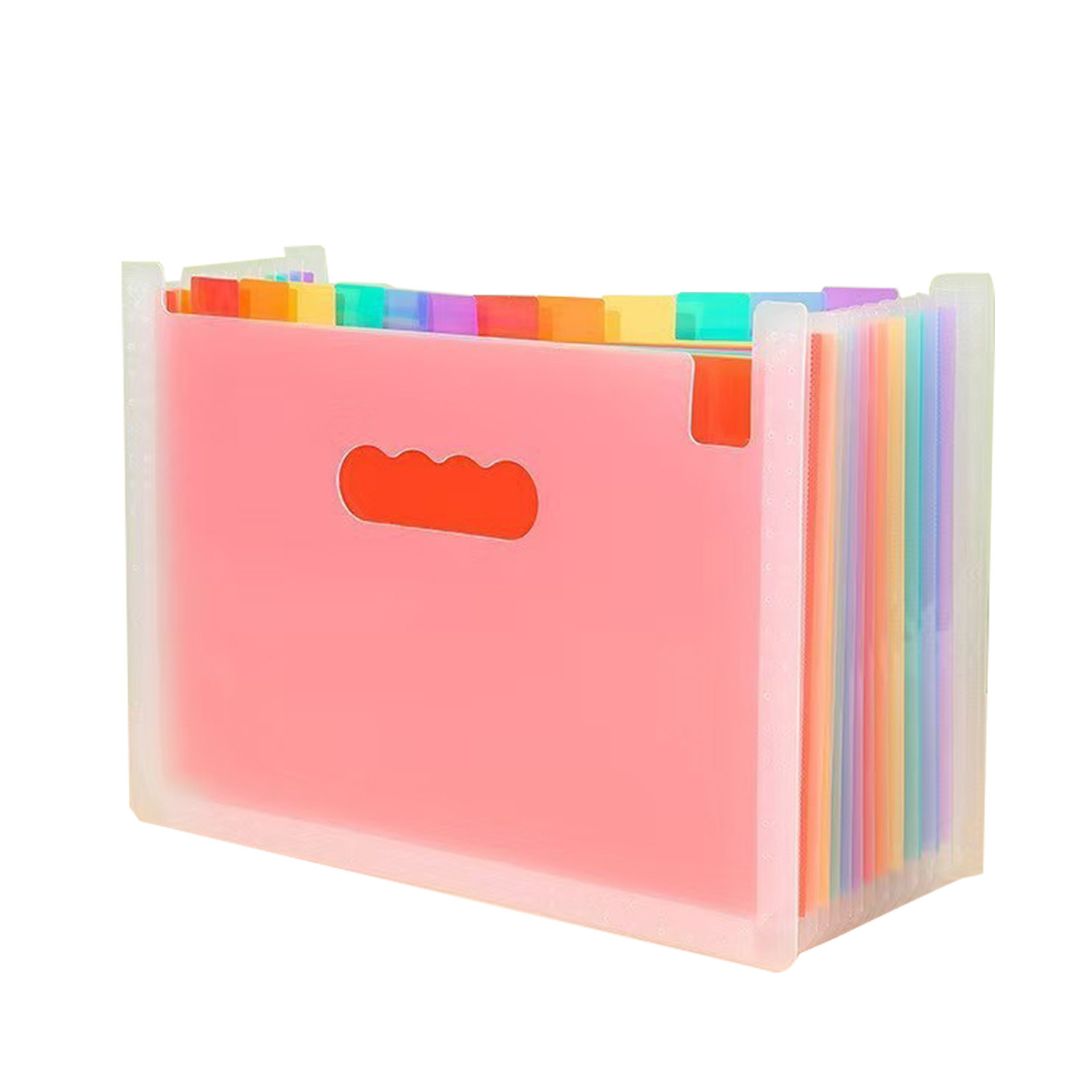 투명한 외부 패널, 무지개 내부 페이지 [37 레이어] 커버 없음