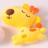 Yellow deer 8*9cm