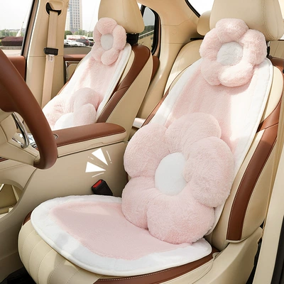 pillow cute flower car lumbar — Headrest