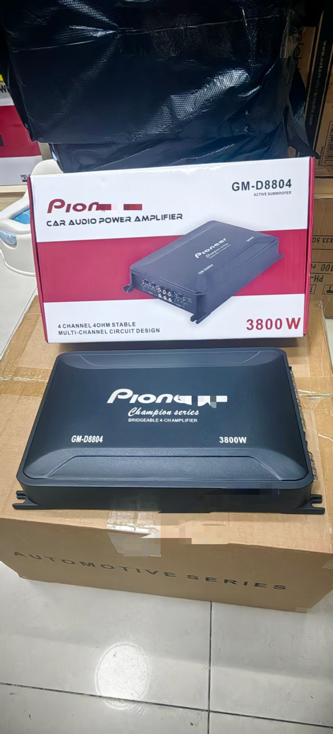 Pioneer Four-Way Car Amplifier Four-Channel High-Power Four-Door Speaker Car Amplifier Subwoofer