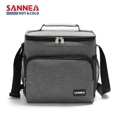 SANNE Oxford cloth insulated bag portable lunch bag student insulated lunch box bag aluminum film fresh-keeping lunch bag ice bag