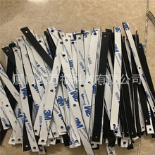 单面3M背胶硅胶条硅橡胶板 耐高温防滑垫 自粘硅胶密封条