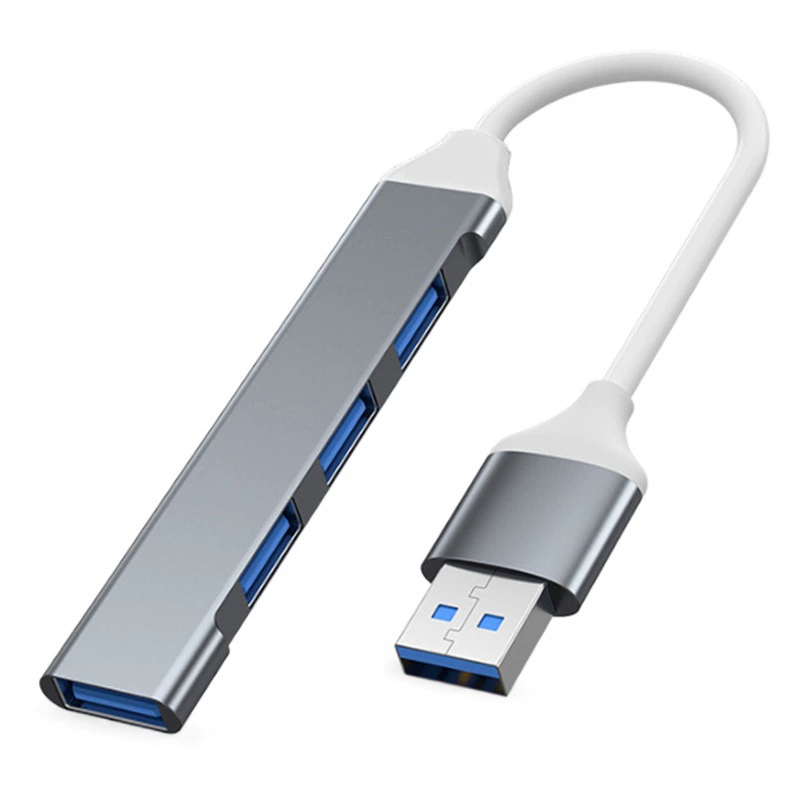 75 мм USB3.0 удлинитель из алюминиевого сплава HUB концентратор док-станция расширения Многофункциональный компьютерный разветвитель от одного до четырех