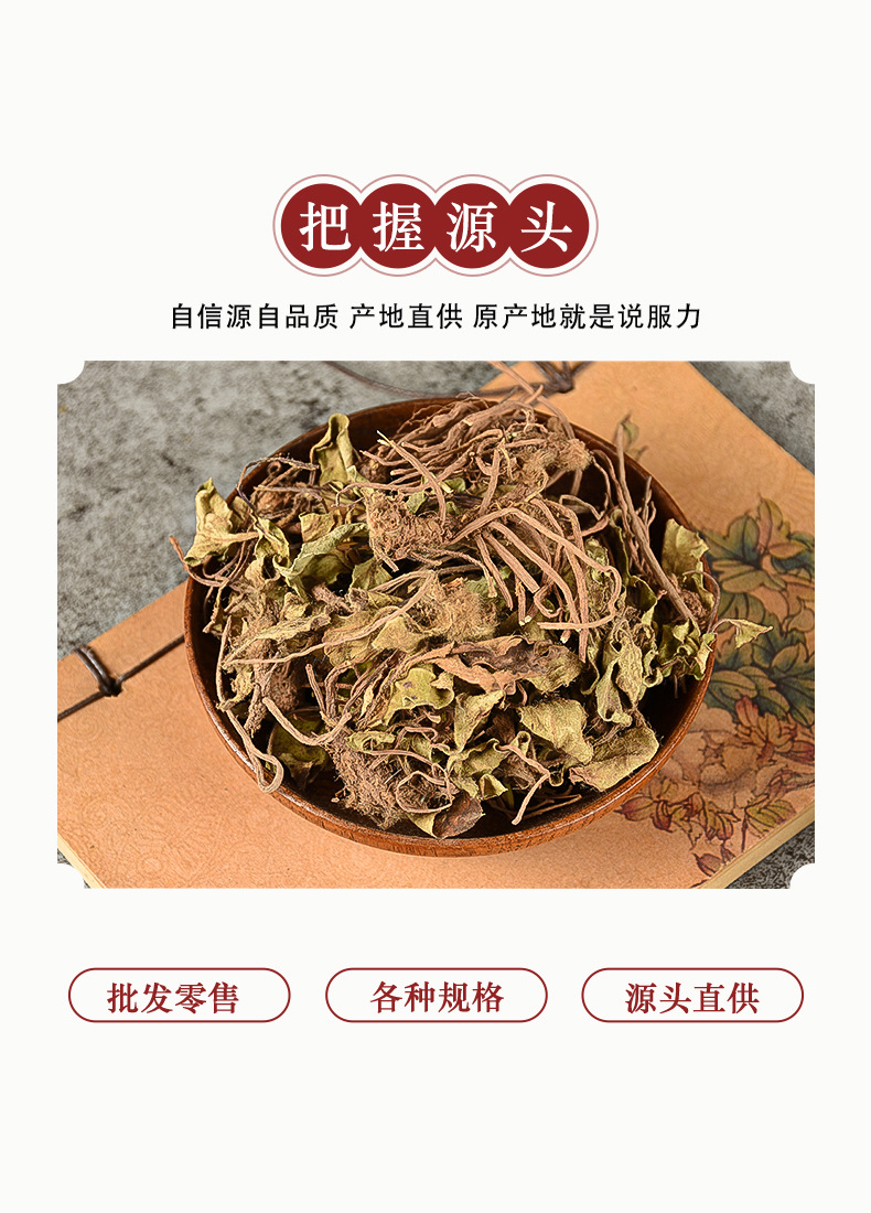 Tu Er Feng (Ainsliaea fragrans) — Dried Aromatic Herb, Unsulfured New Crop quality and texture