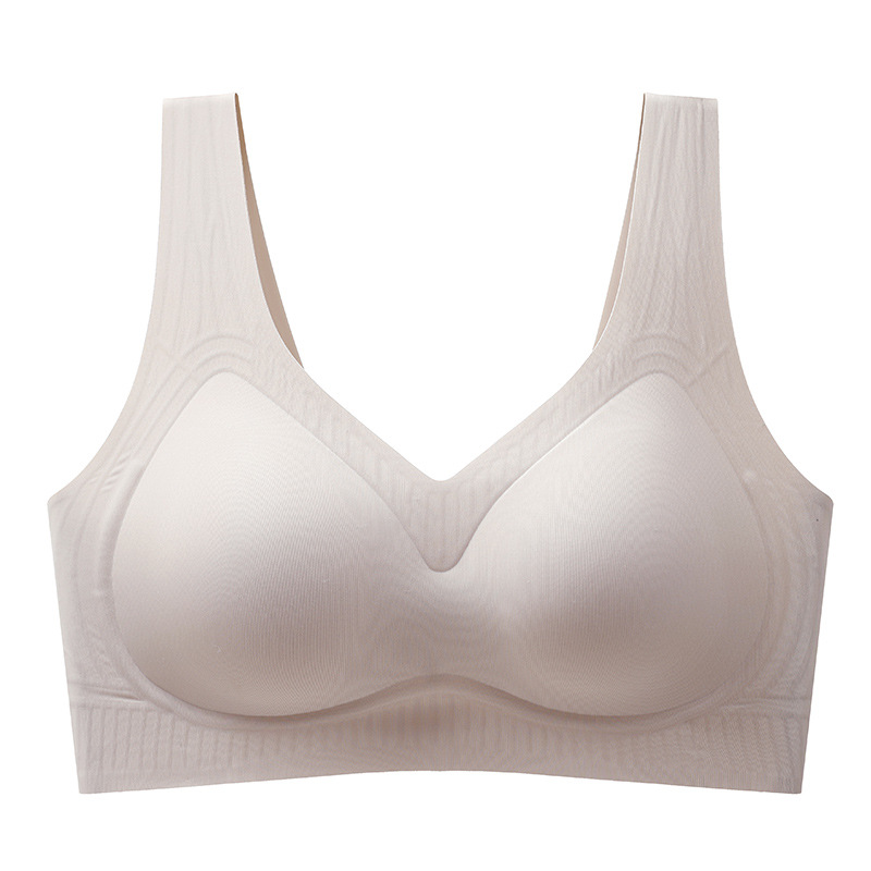 Hermoso sujetador de niña de ropa interior antiflacidez, pecho pequeño, ropa interior fruncida, sujetador de mujer, fruncido, copa vacía, sujetador de talla grande