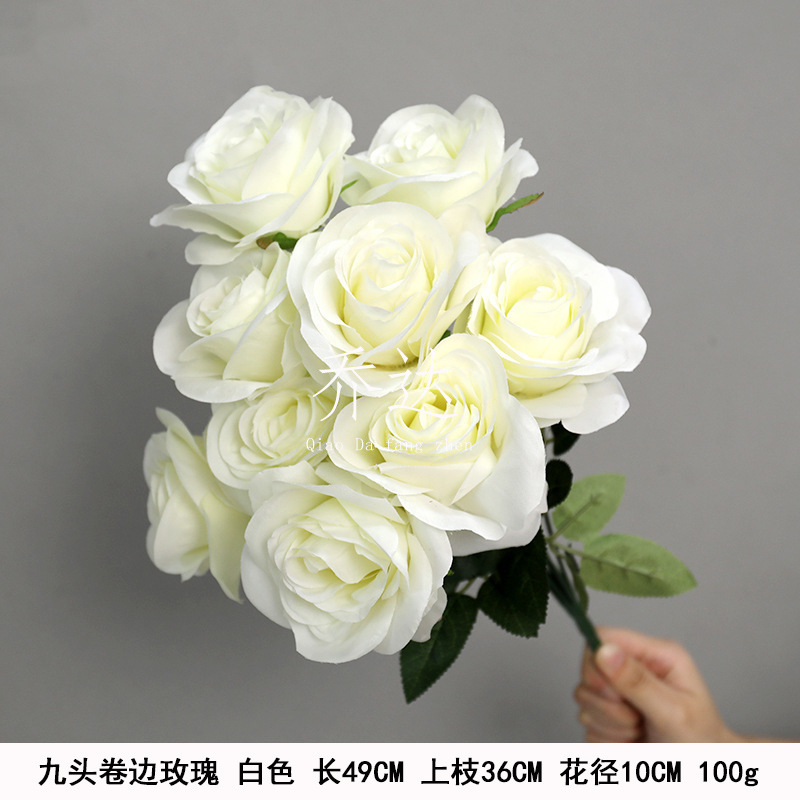 Nueve cabezas curling Rose