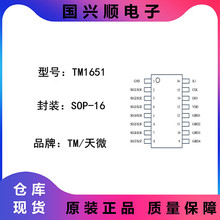 TM1651 SOP-16 �ִ�����ɨ��ӿڵ�LED �������Ƶ�· С�ҵ�Ӧ��