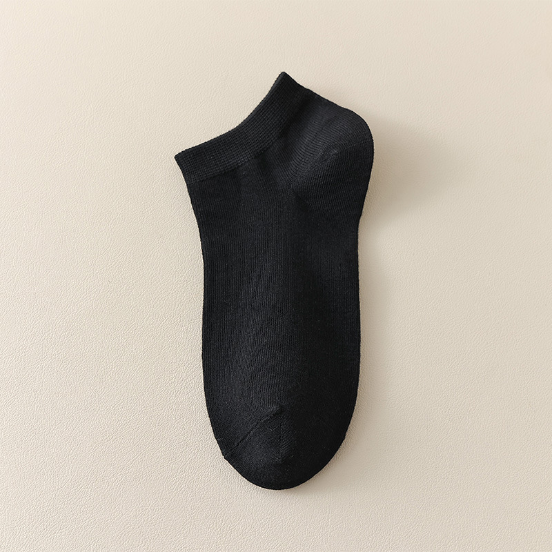 Calcetines Zhuji Calcetines finos de algodón de verano para mujer Calcetines de barco casuales de algodón absorbentes de sudor antibacteriano y desodorante de clase 7A