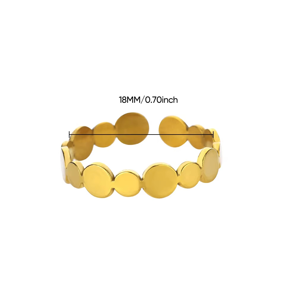 8g Weight 0.03µm-0.05µm Gold Plating Thickness PVD Coated Gold Plating Process 18K Real Gold Plated Plating Material Acrylic Pearl, Zircon Inlay Material Open Rings Classification 1 Piece Quantity Daily Occasion 304 Stainless Steel Material Geometric, Flower, Bow Knot Pattern All Seasons Season Women's Gender INS Style, Sweet Style Waterproof Non Tarnish, Inlay Craft PVD Coated Real Gold Plated Geometric Flower Bow Knot 304 Stainless Steel INS Style Sweet Waterproof Non Tarnish Open Rings 9