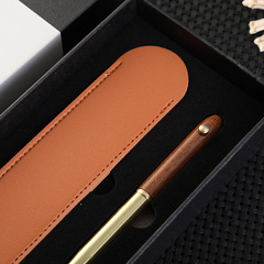 Tang wood pearl pen gift set wooden pen business gift box set Teacher's Day souvenir gift classical cultural and creative signature pen