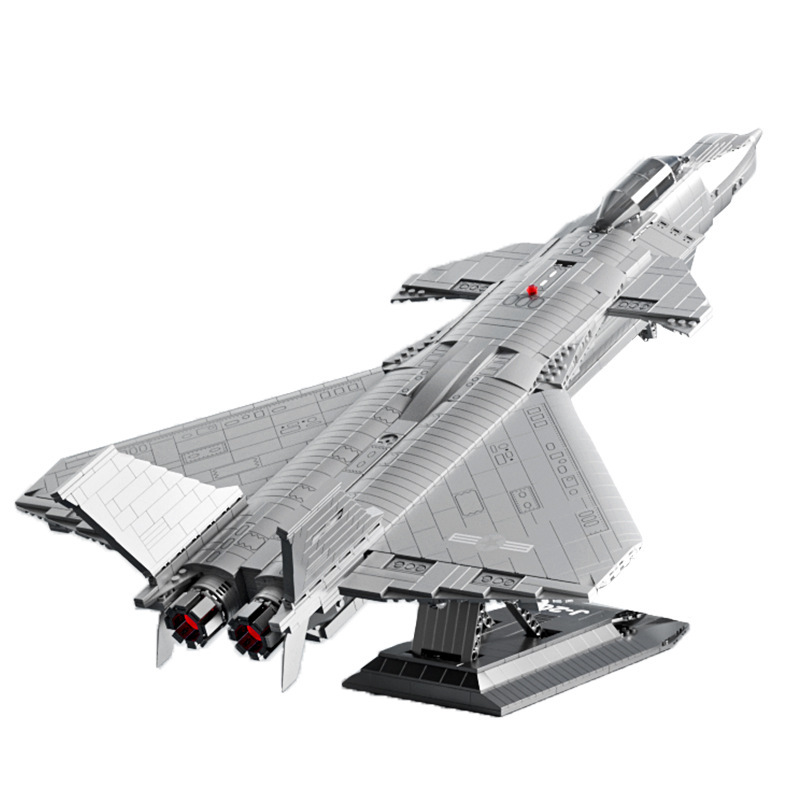 Compatible con LEGO J-20 aviones militares bloques de construcción de cohetes espaciales de combate montado juguetes educativos para niños al por mayor
