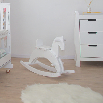 松木搖馬嬰兒寶寶兒童玩具木馬嬰幼兒搖搖馬1-6歲搖擺益智