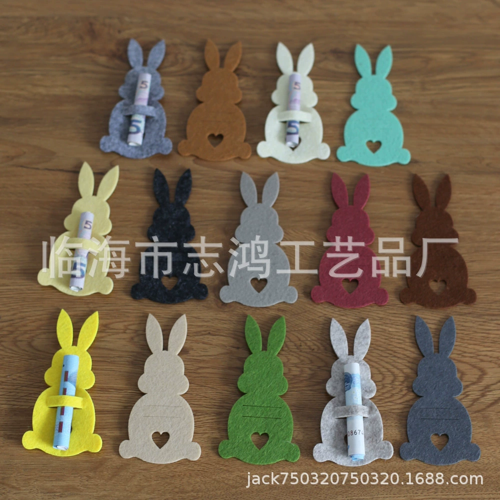 Пасхальный кролик Зажим для денег Пасхальный кролик Зажим для денег 20 цветов Новый 2025