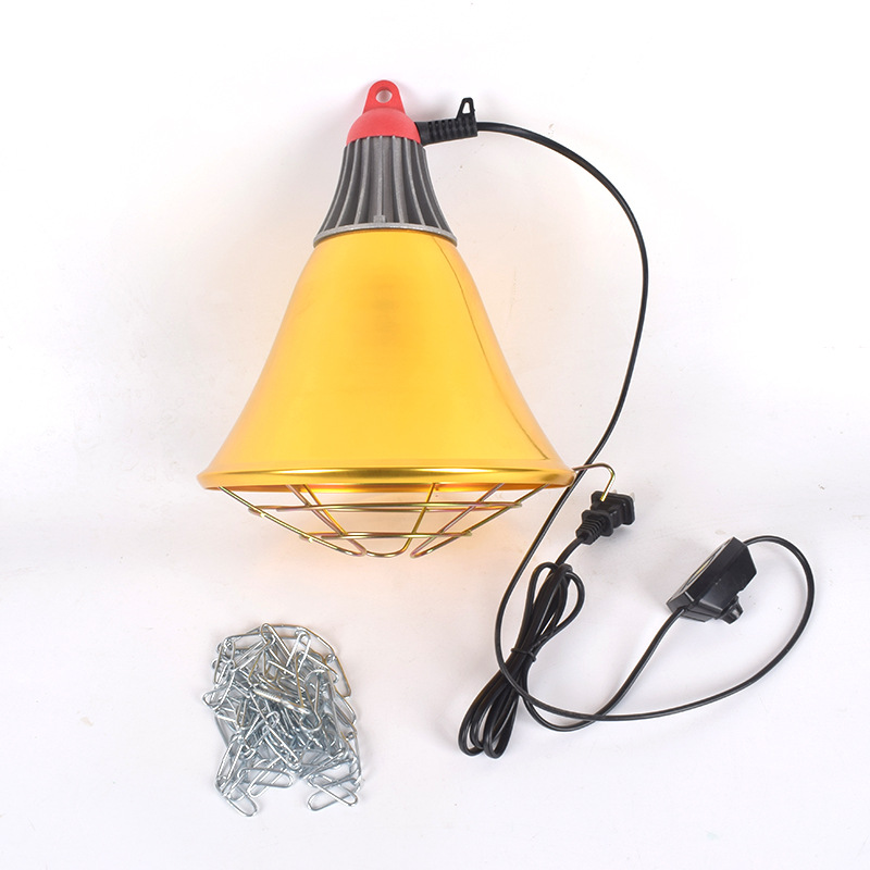 Pantalla de calefacción de cría Pantalla de lámpara de preservación de calor especial Pantalla para lámpara de calefacción de granja ampolla para cerdos lámpara térmica para cría de pollos