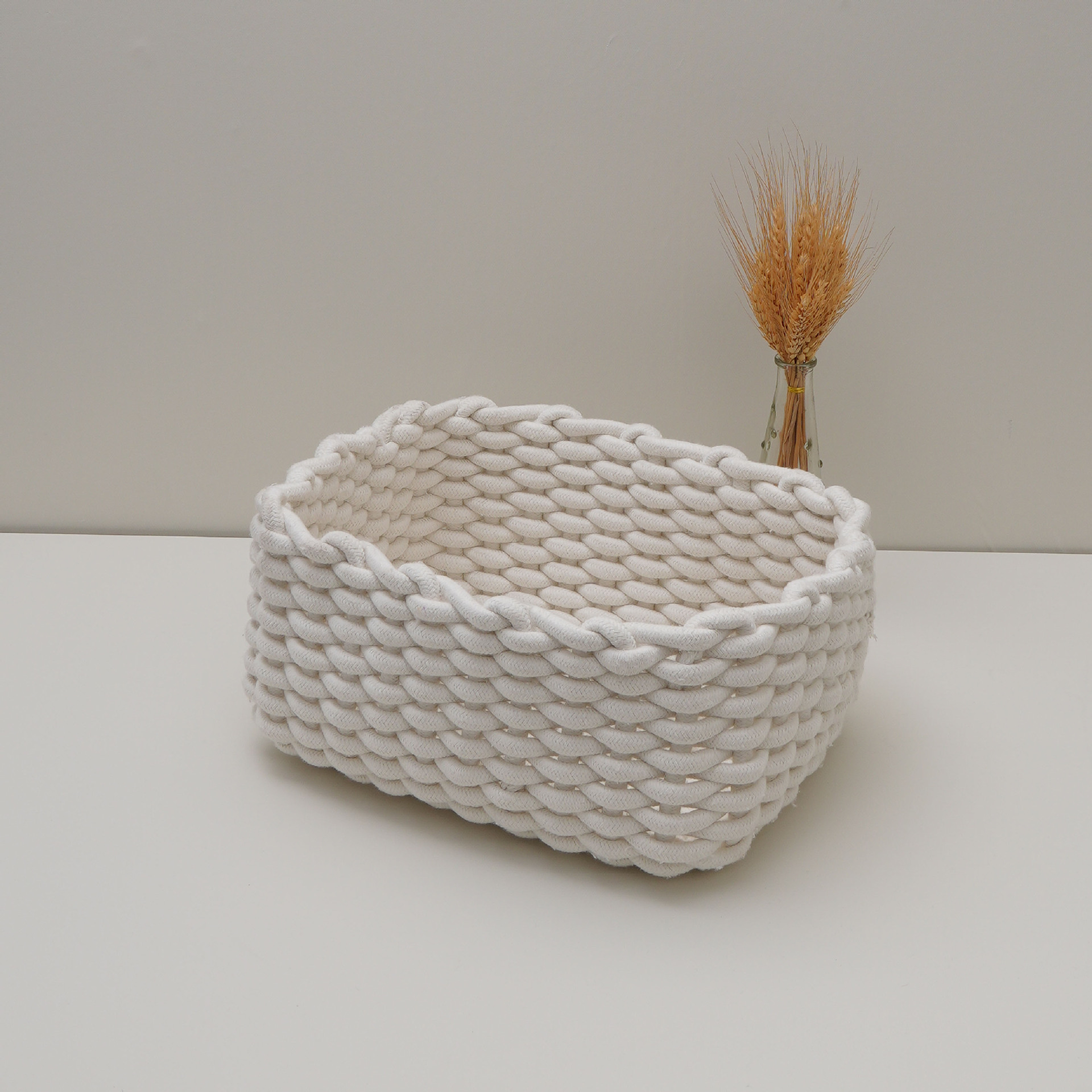 흰색 손잡이 없는 대형