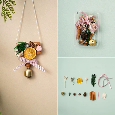 Car hanging DIY Group Building Natural Orange - pink-dudu-type-a-diy-material-pack