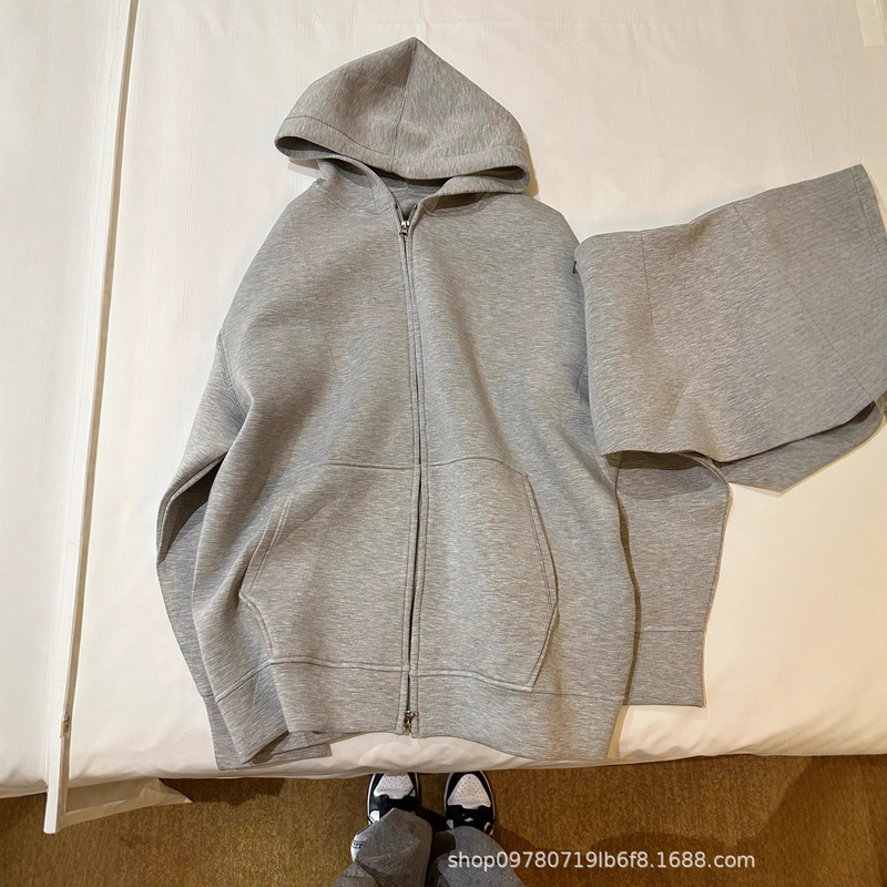 11秋冬欣欣子同款私服南韩小众高克重空气棉卫衣去裙裤套装|undefined