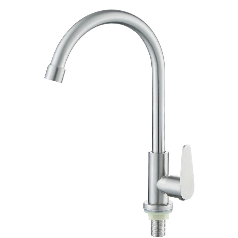 304 stainless steel ball bearing faucet 4 points single cold kitchen faucet vegetable basin sink faucet household