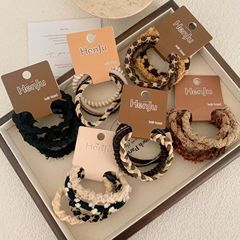 カレー系麻花編みヘアリング