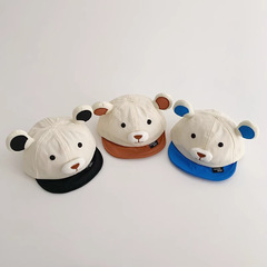 秋南 韓國嬰兒帽子2024ins春夏可愛超萌男童女童寶寶鴨舌帽遮陽帽