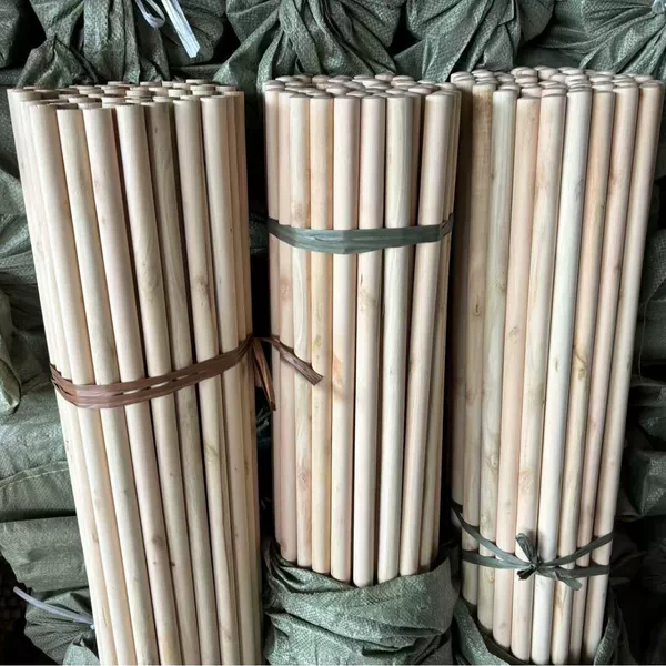 Screw-Threaded Round-Head Agricultural Tools, Sturdy and Durable Broom Handles