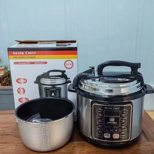 Cross-Border Export 6L English Pressure Cooke Large-Capacity Reservation Electric Pressure Cooker Pressure Cooker Source Manufacturer