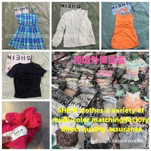 Women's Clothing Miscellaneous Southeast Asia Hot-Selling New Ein European and American Sh Style 2025 Export Export Clothes Spring and Summer Last Order