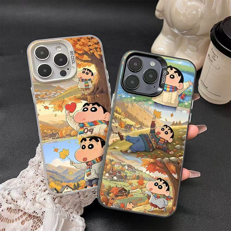 Nuevo estilo pequeño nuevo aplicable iPhone 16 funda para teléfono móvil Apple 15promax/14 estilo japonés y coreano 13pro/12mini