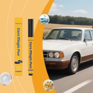 Hikmarion car scratch pen covers paint scratches, providing a simple and easy way to repair them without damaging the original paint