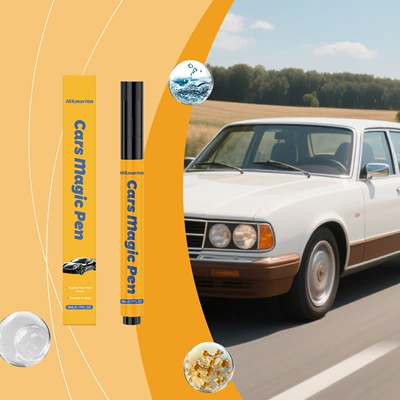 Hikmarion car scratch pen covers paint scratches, providing a simple and easy way to repair them without damaging the original paint