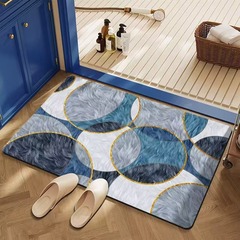 工場直販ビジュアルフロアマット、家庭用浴室トイレ防水滑り止めマット、玄関マット、キッチン耐摩耗マット、クロスボーダー