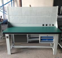 厂家直供重型挂板式工作桌 复合台面防静电工作桌 重型钳工台