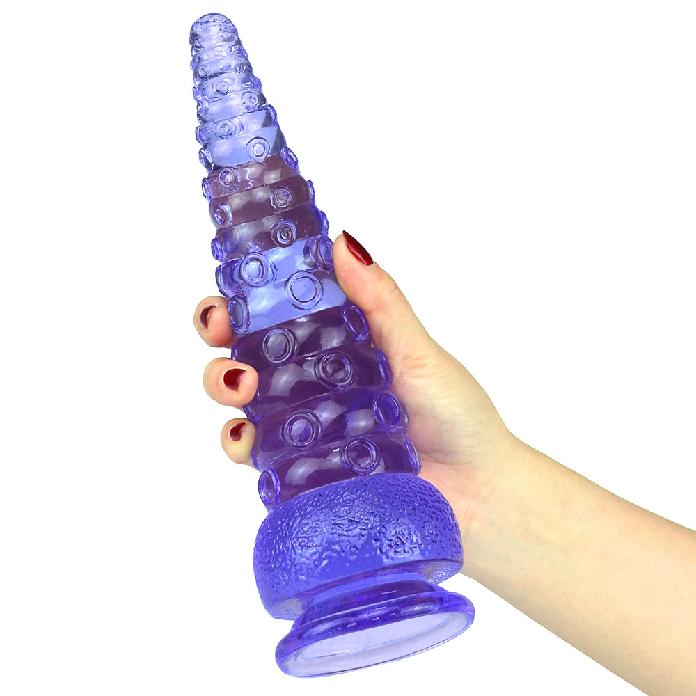 Octopus tentacle dildo anal plug masturbator anal diffuser back court bead male and female sexual adult products_voghion.com