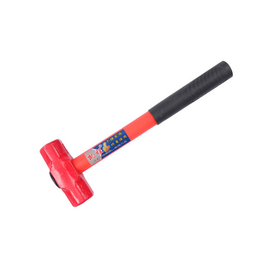 Factory direct sales Kaicheng octagonal hammer large pound hammer hardware tool wall smashing heavy hammer PVC handle shockproof hammer