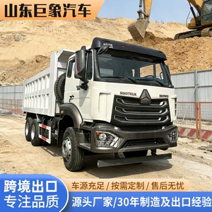 Howo 380HP səkkiz təkərli ağır damperli yük maşınları ixracı