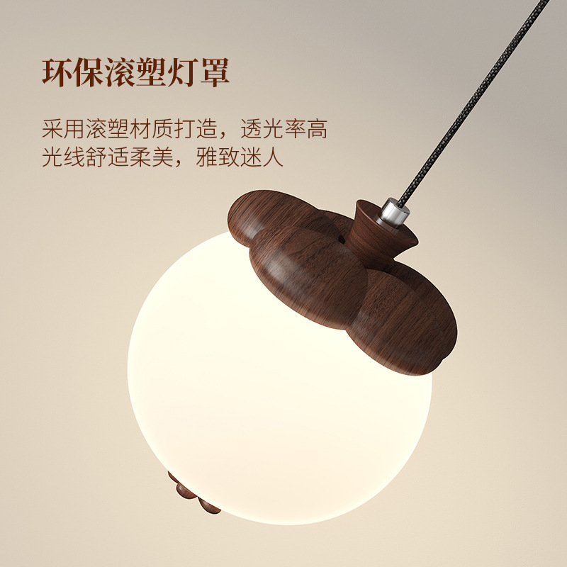 Nuevo estilo japonés Wabiya viento diseño único downlight foco creativo estilo crema B & B restaurante retro barra candelabro