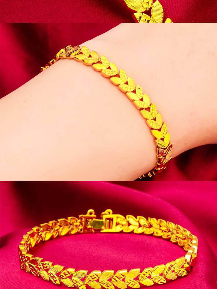 Unisex Jewelry Fashion Ear Bracelet Safety Buckle Watch Buckle Bracelet Wholesale Wheat Ear Bracelet_voghion.com