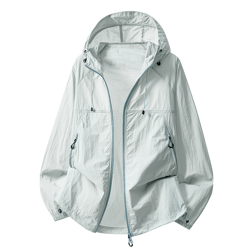 2026 Summer New Sun Protection Jacket for Men and Women, Ice Silk Skin Jacket, UV Protection, Ultra-Lightweight, Breathable, Fishing Sun Protection Coat