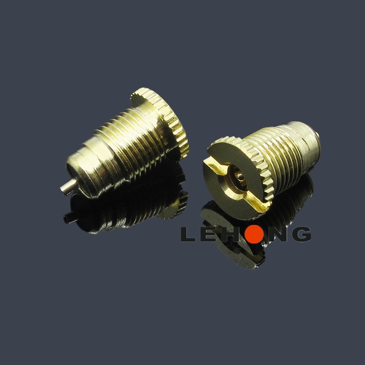 LH-DC-083DMB一字金/板上型DC大电流/直流电源母座/DC母座