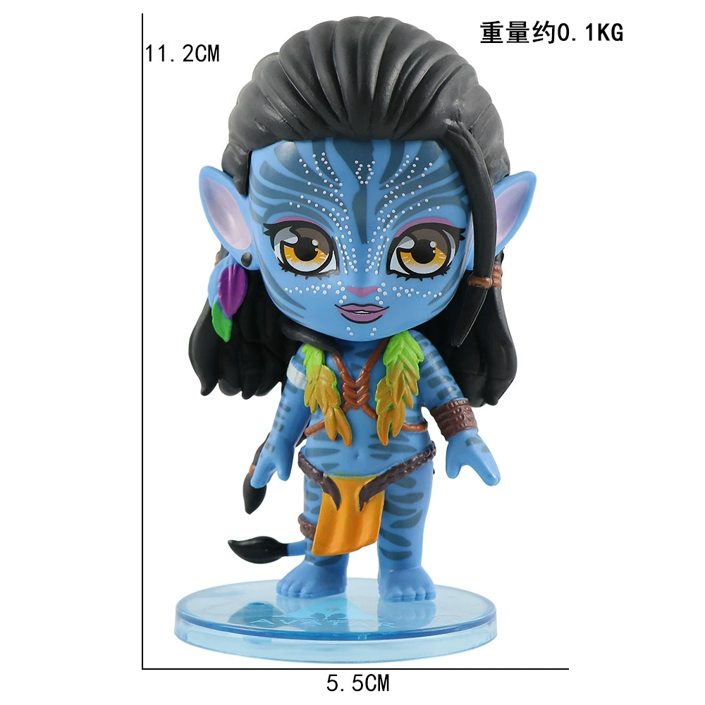 Набор фигурок Q-Style Avatar из PVC — Джек и Нейтири, чиби-автомодели для украшения интерьера