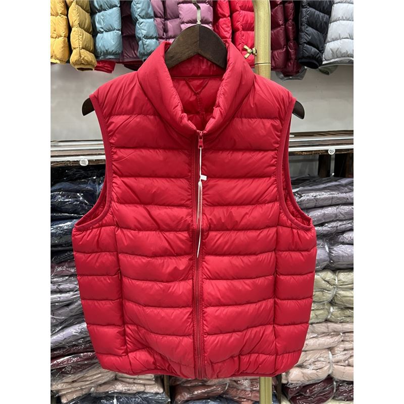 Youjia2025 otoño y invierno chaqueta de pluma ligera de caballo corto 90 chaleco blanco pluma de pluma de tamaño grande ocio versátil