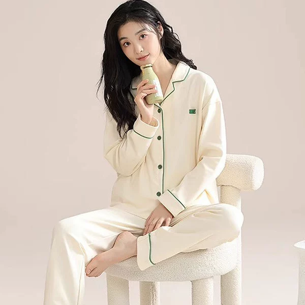 Cm-88 double long tender jade white cardigan