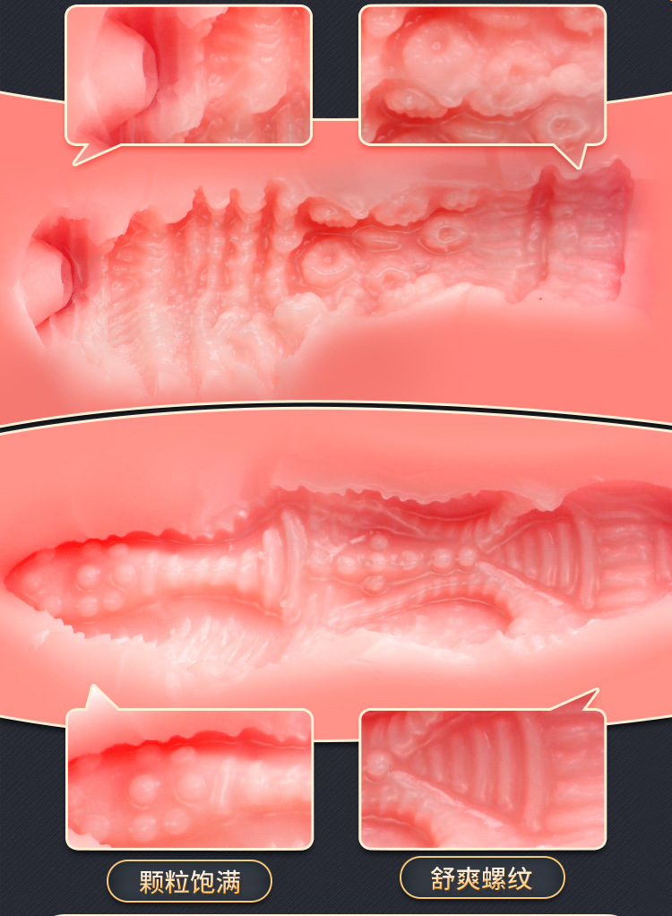 Male Masturbator TPE Vagina and Butt Mold Manual Adult Toy — detail image 17