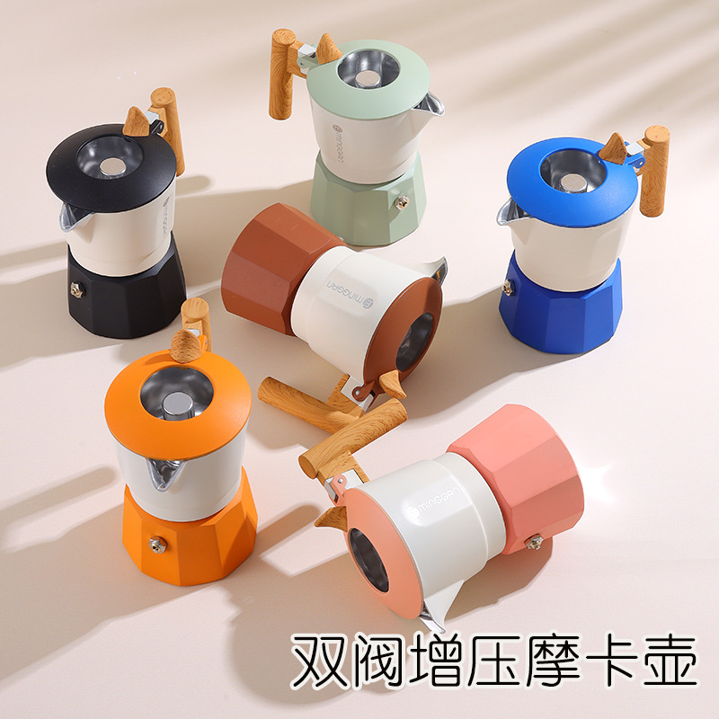 travel retro concentrated coffee coffee pot for camping