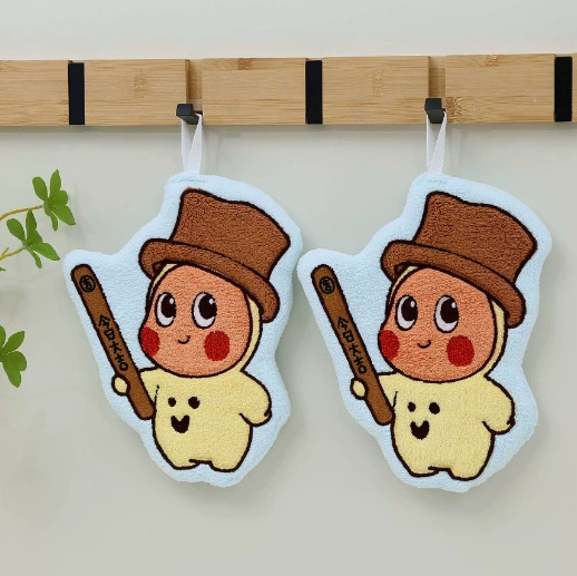 Мультяшное настенное быстроразв drying полотенце из корала, водопоглощающее