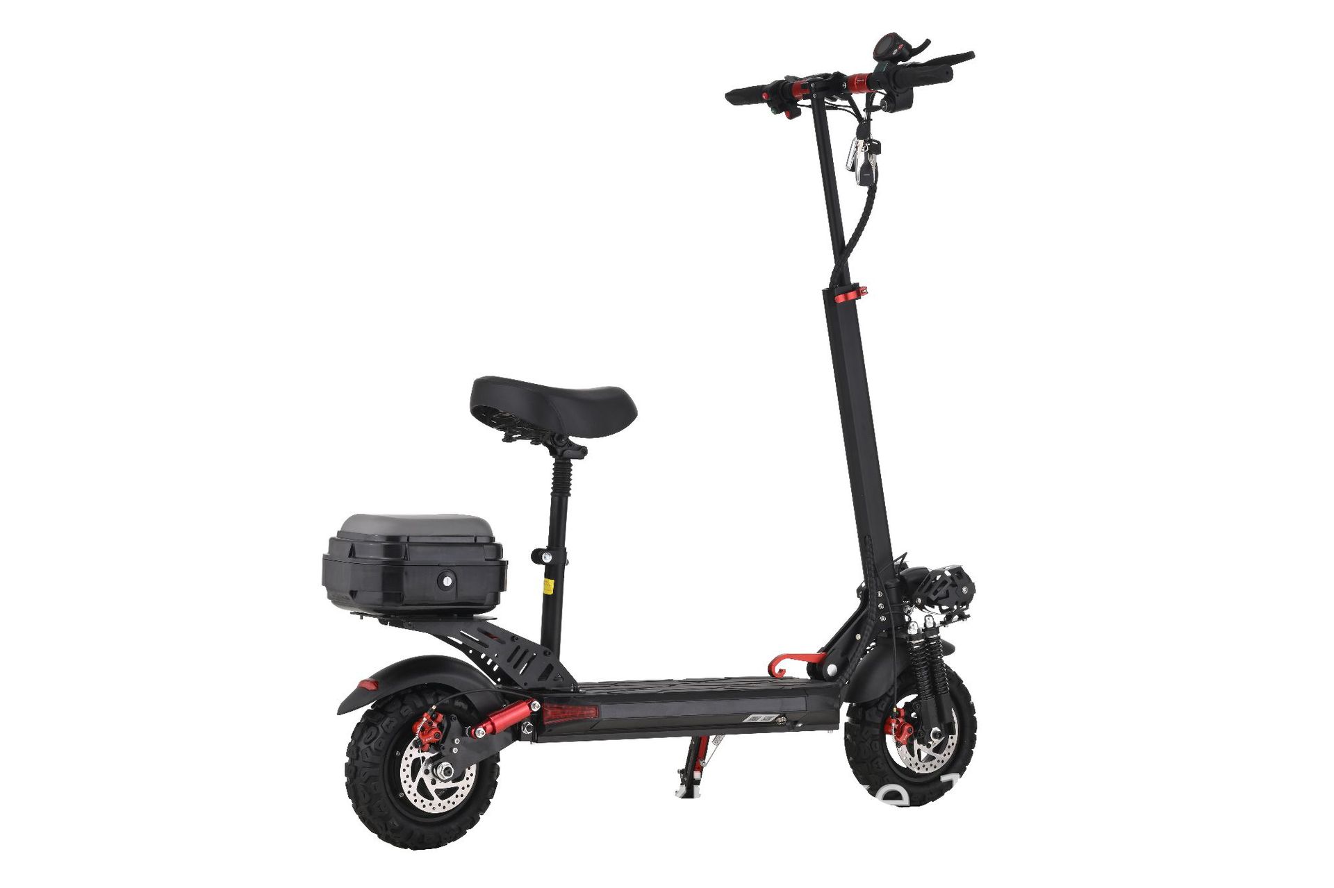Off-Road 11inch Adult 1200W Electric Scooter Foldable Electric Scooter 48V Front and Rear Shock Absorbers